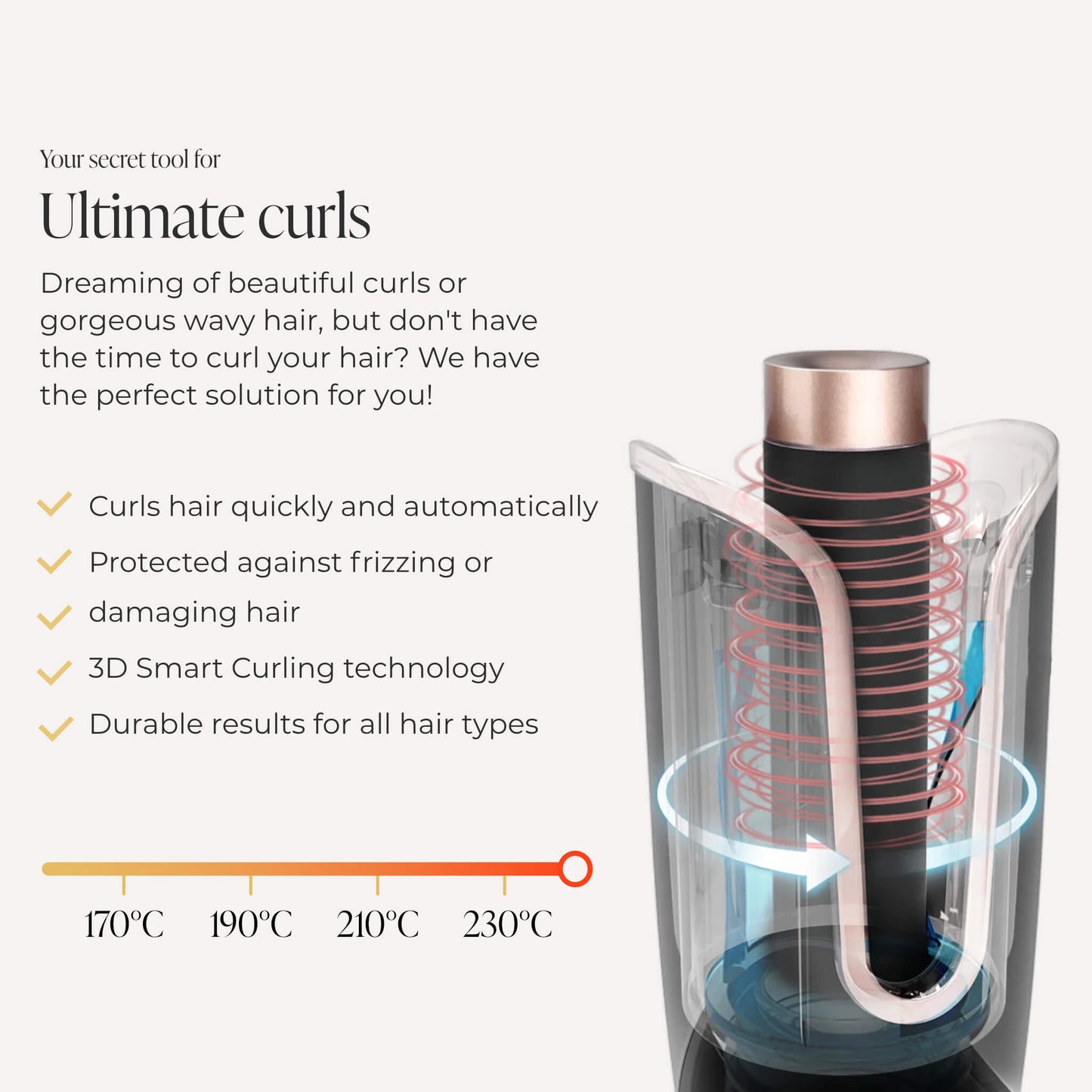 Comforth Curler Pro - Rizador automático