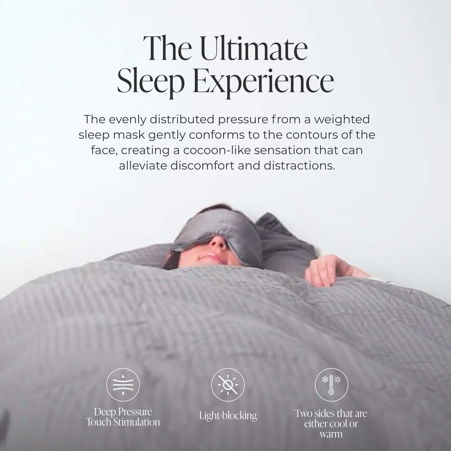 Máscara para dormir con peso Comforth