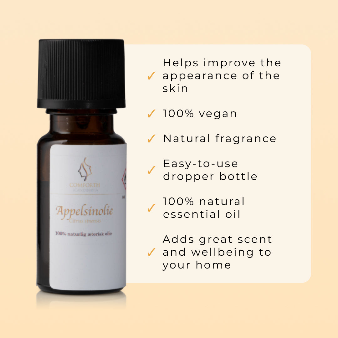 Aceite esencial natural de naranja