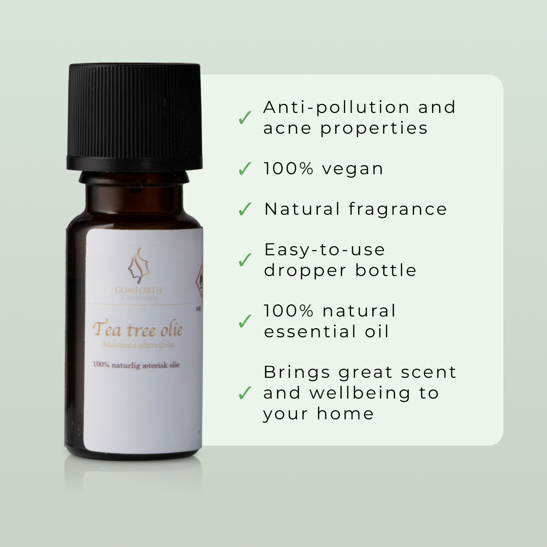 Aceite esencial natural del árbol del té