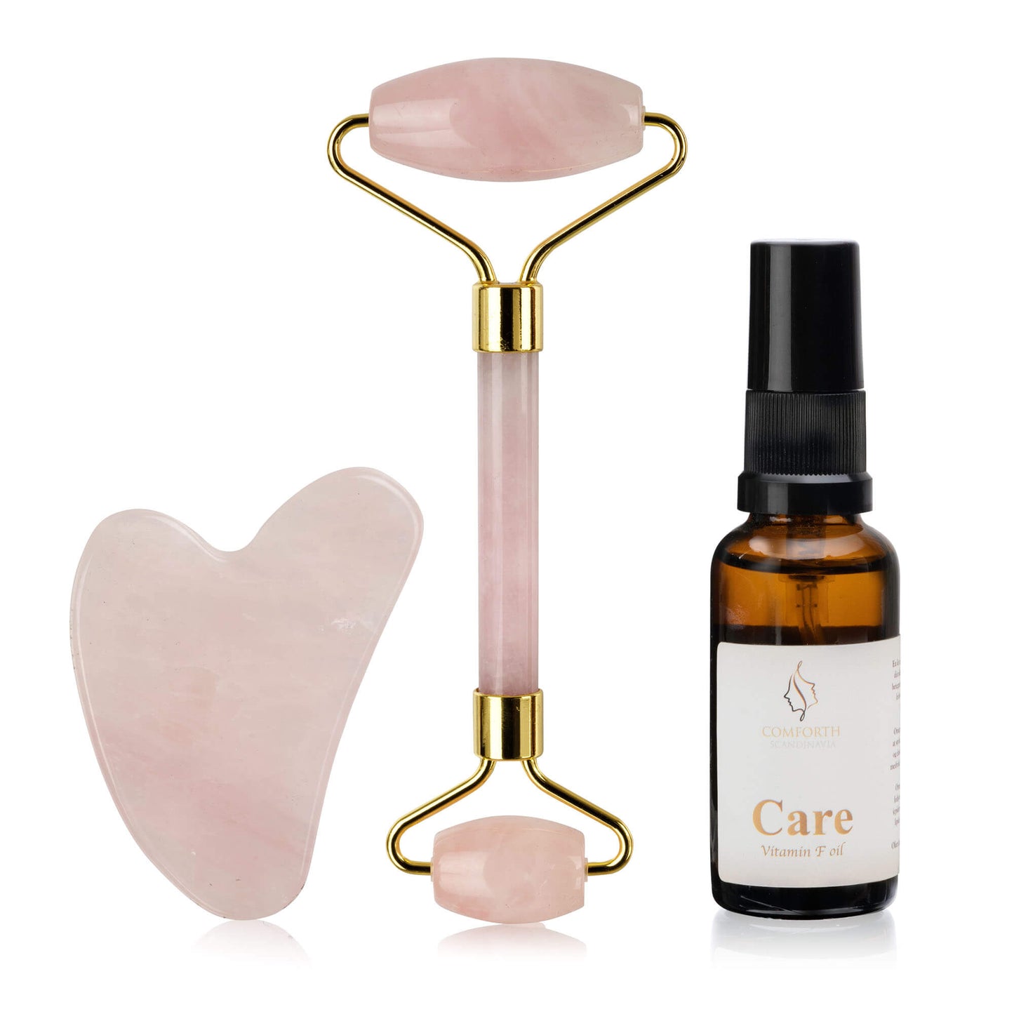 Set Gua Sha + Aceite de Vitamina F