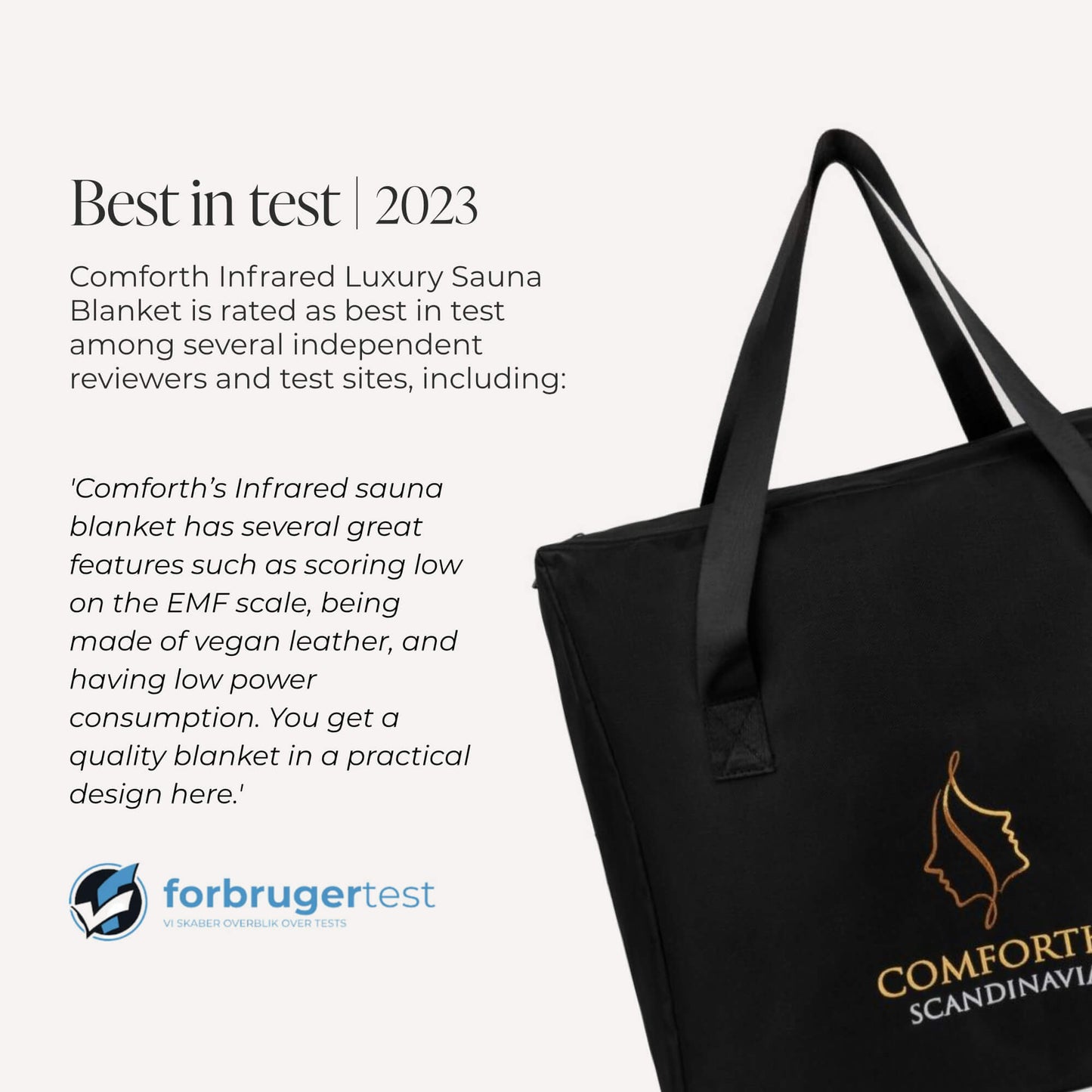 Manta de sauna de lujo infrarroja Comforth